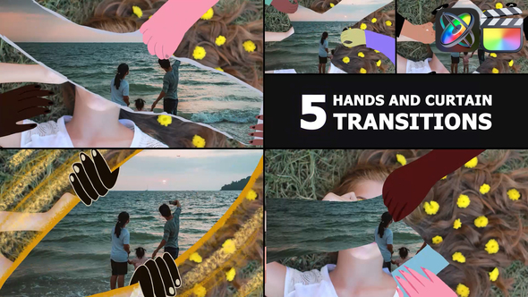 Photo of Hands And Curtain Backgrounds And Transitions | FCPX – Videohive 57922442