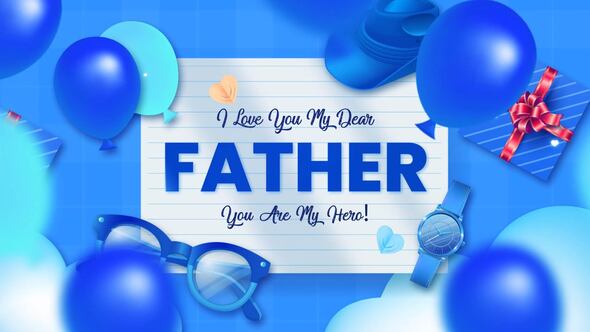 Photo of Happy Fathers Day Intro – Videohive 58055131