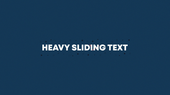 Photo of Heavy Sliding Text – Videohive 23548327