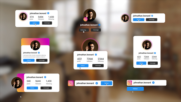 Photo of Instagram Follow Element – Videohive 58109878