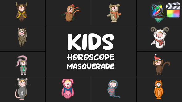 Photo of Kids Horoscope Masquerade for FCPX – Videohive 57893905