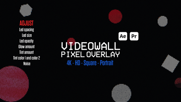 Photo of Led Wall Pixel Overlays – Videohive 57970141