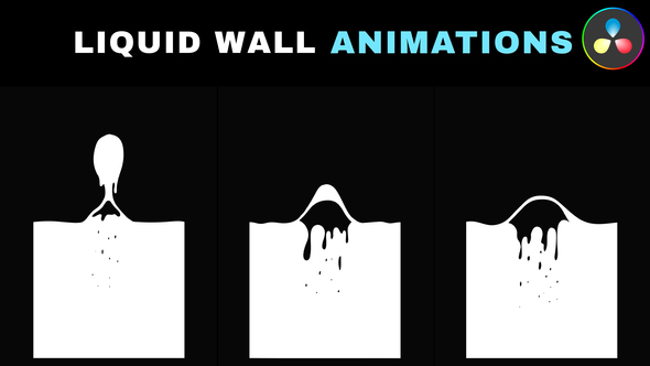 Photo of Liquid Wall Animations for DaVinci Resolve – Videohive 58051429