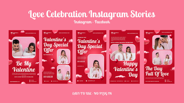 Photo of Love Celebration Instagram Stories – Videohive 56339895