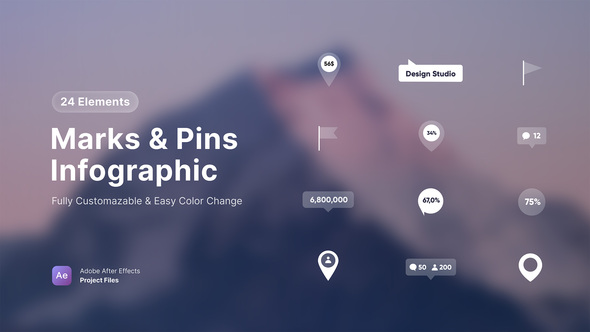 Photo of Marks & Pins Infographics – Videohive 58098411