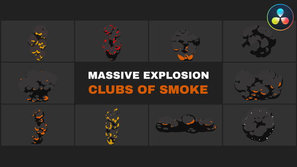 Photo of Massive Explosion Clubs of Smoke | DaVinci Resolve – Videohive 58051219