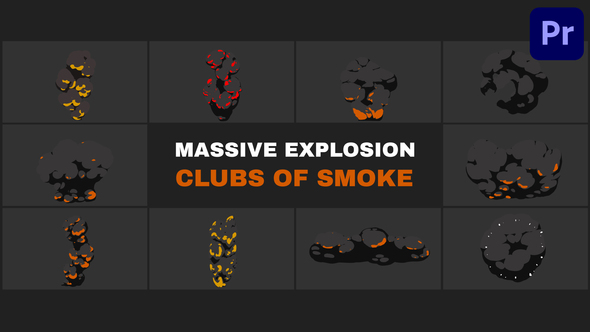 Photo of Massive Explosion Clubs of Smoke | Premiere Pro MOGRT – Videohive 57920767