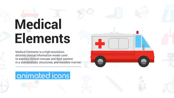 Photo of Medical Elements Icons – Videohive 57997164