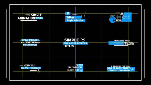 Photo of Modern Titles | AE | – Videohive 57923799