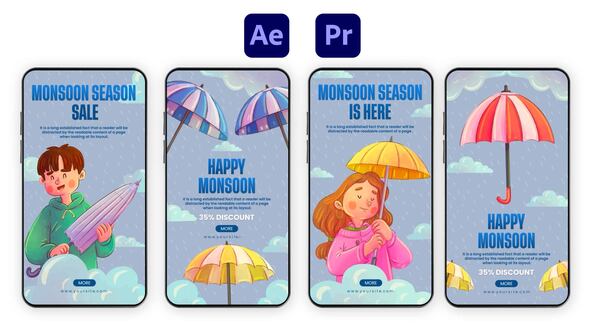 Photo of Monsoon Sale Instagram Story – Videohive 58223390
