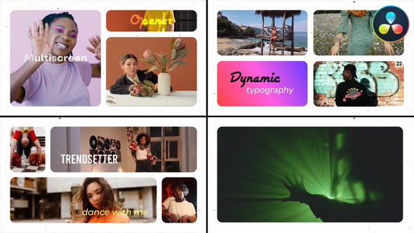 Photo of Multiscreen Typo for DaVinci Resolve – Videohive 57893042