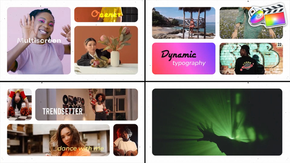 Photo of Multiscreen Typo for FCPX – Videohive 57893453