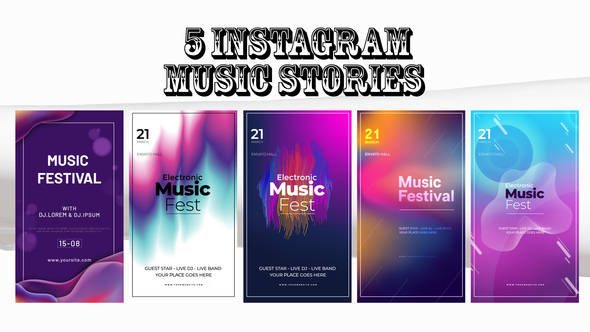 Photo of music instagram stories – Videohive 58181516