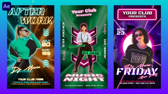 Photo of Night Club Instagram Reels – Videohive 57970166
