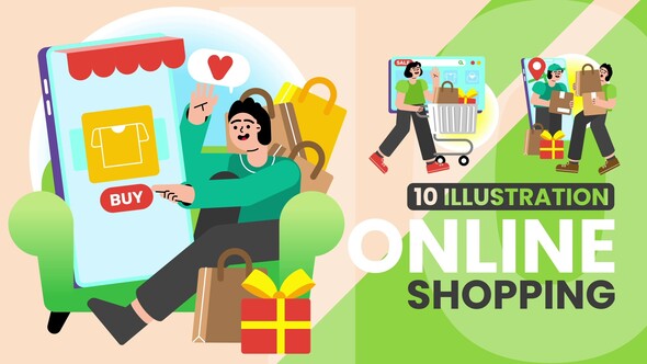 Photo of Online Shopping Sale Animation – Videohive 58161599