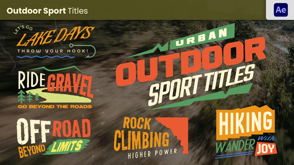 Photo of Outdoor Sport Titles – Videohive 57921944