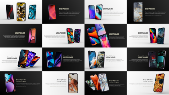 Photo of Phone 16 Pro Max Mockup – Videohive 57878482