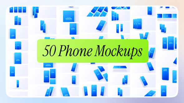 Photo of Phone Mockups – Videohive 26155896