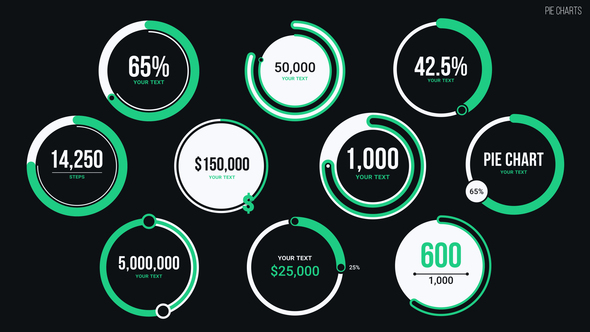 Photo of Pie Charts – Videohive 57321202