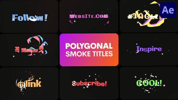Photo of Poligonal Smoke Titles for After Effects – Videohive 58086207