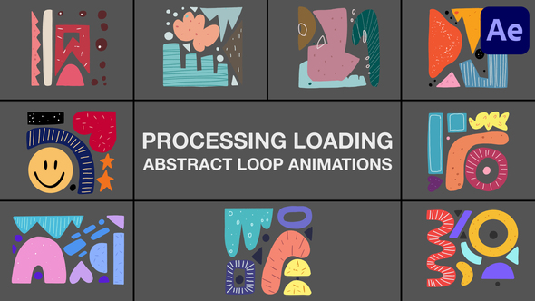 Photo of Processing Loading Abstract Loop Animations for After Effects – Videohive 57890906