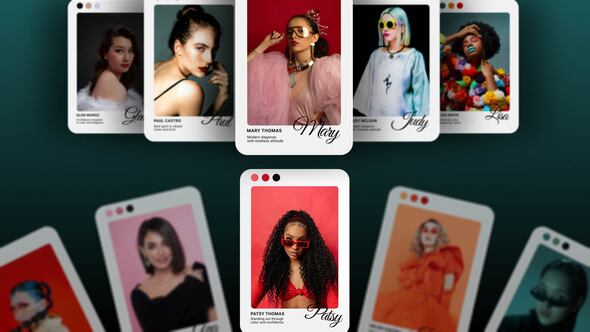 Photo of Profile Slideshow Cards – Videohive 57903773