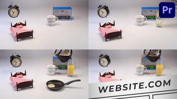 Photo of Realistic Morning Items Scene for Premiere Pro – Videohive 58069940