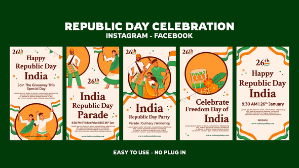 Photo of Republic Day Celebration Instagram Stories – Videohive 56203524