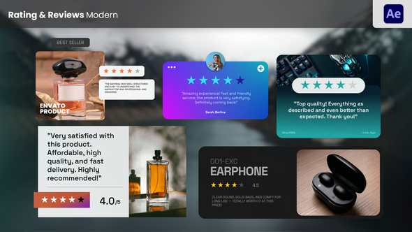 Photo of Review & Rating Graphics – Videohive 58069750