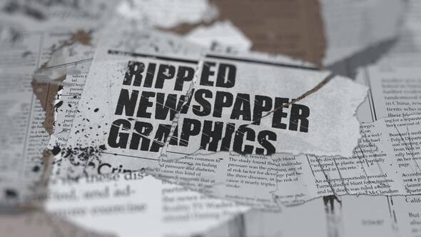 Photo of Ripped Newspaper Graphics – Videohive 58089276