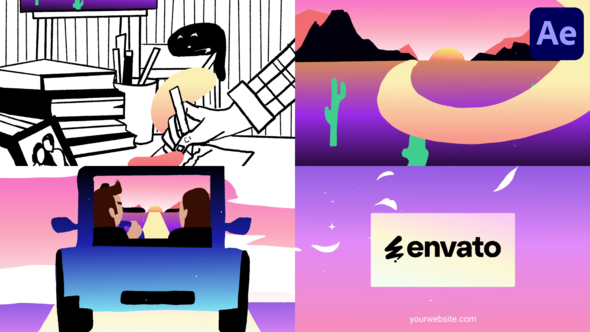Photo of Road Travel Logo Opener | After Effects – Videohive 58068907