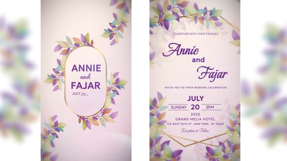Photo of Save the date invitation card – Videohive 57890385
