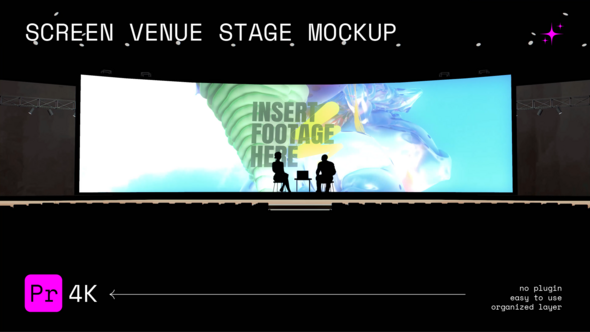 Photo of Screen Venue Stage Mockup – Videohive 58206942