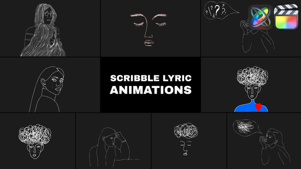 Photo of Scribble Lyric Animations for FCPX – Videohive 57877395