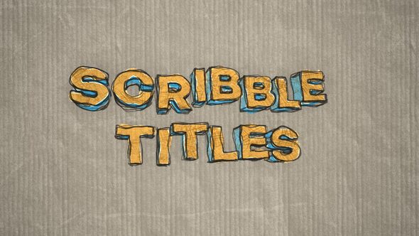 Photo of Scribble Pen Titles – Videohive 58142552