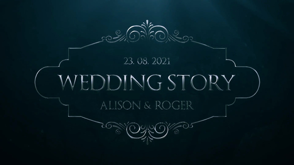 Photo of Silver Wedding Titles – Videohive 57859225