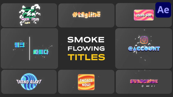 Photo of Smoke Flowing Titles | After Effects – Videohive 57965809