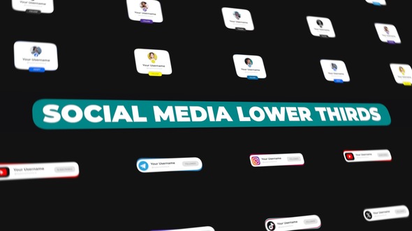 Photo of Social Media Lower Thirds – Videohive 58103972
