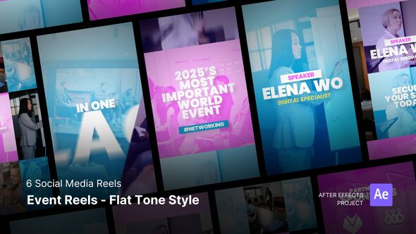 Photo of Social Media Reels – Event Reels Flat Tone Style After Effects Template – Videohive 57967708