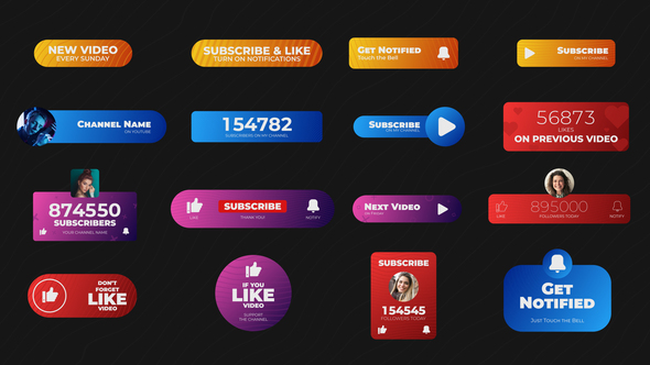 Photo of Social Titles | MOGRT – Videohive 58225939