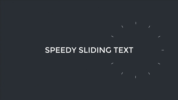 Photo of Speedy Sliding Text – Videohive 13297324