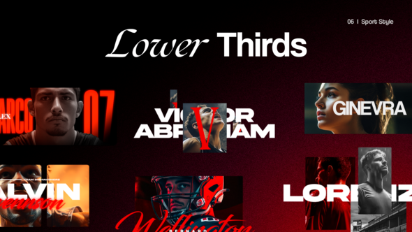 Photo of Sport Lower Thirds – Videohive 58077382