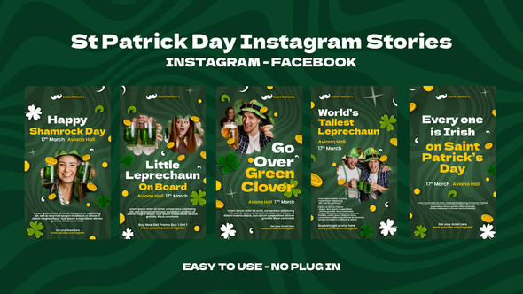 Photo of St Patrick Day Instagram Stories – Videohive 56792066