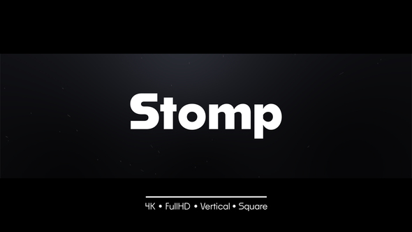 Photo of Stomp – Dynamic Typography for Premiere Pro – Videohive 57861401