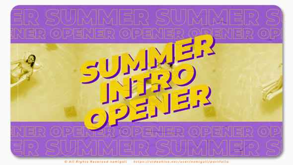 Photo of Summer Intro Opener – Videohive 58240495