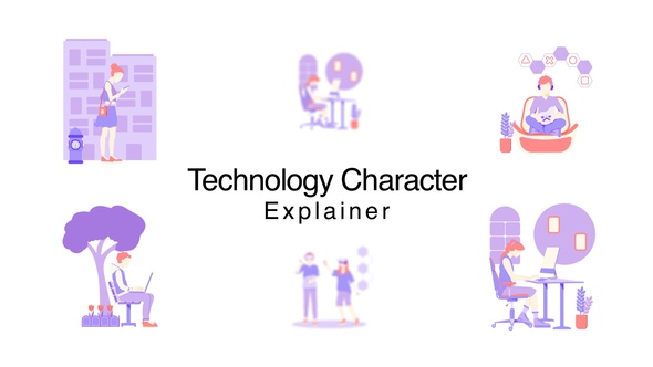 Photo of Technology Character Explainer – Videohive 57901938