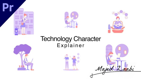 Photo of Technology Character Explainer – Videohive 57901993