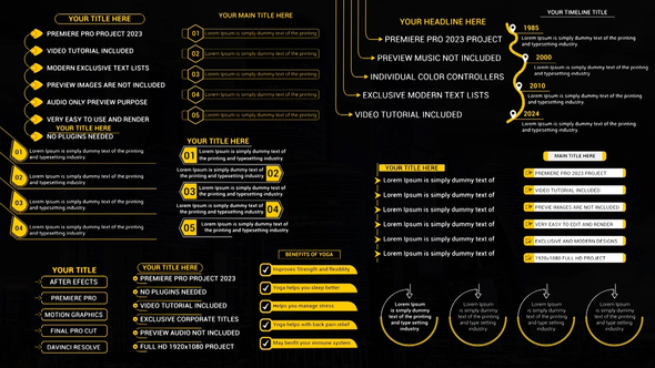 Photo of Text List Titles – Videohive 58089141