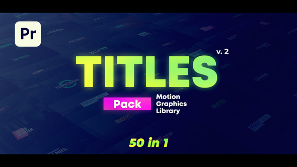 Photo of The Titles | Premiere Pro – Videohive 57923067