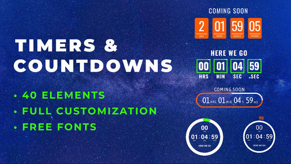 Photo of Timers Pack – Videohive 58206925